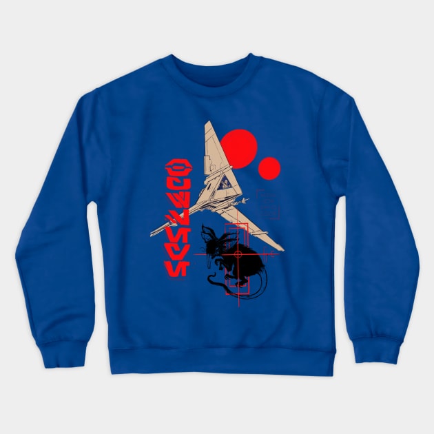 Bullseye Womp Rat Crewneck Sweatshirt by retrosaurus